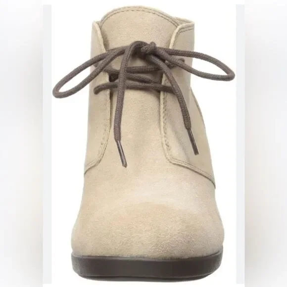 NWOT Crocs Leigh Suede Wedge Shootie Women’s Boot Size 11. - Picture 3 of 9